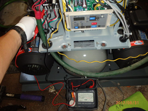 給水ポンプの交換